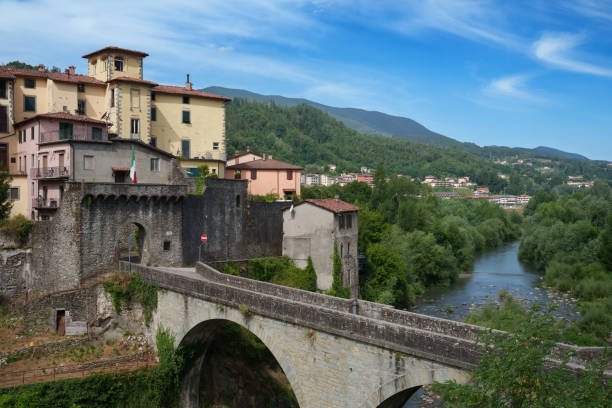 Veduta di Castelnuovo di Garfagnana, Toscana